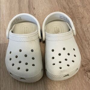 Beige Toddler Crocs